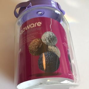 Vintage Snapware Yarn -Tainer Clear Plastic Snap top Yarn Storage Contai…